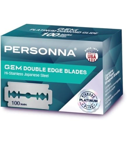 Amazon.co.jp: Personna プラチナ レッド クローム ダブルエッジ