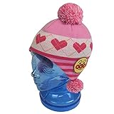 アンパンマン ぼんぼん付き 毛糸の帽子 男児 女児 ANPANMAN 【YP】 46-48cm ピンク