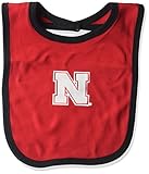 NCAA Nebraska Cornhuskers幼児ニットよだれかけ、ワンサイズ、レッド/ホワイト