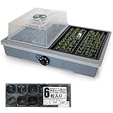 家庭用発芽育苗器：愛菜花と育苗ポットミニ12穴6枚のセット ノーブランド品