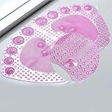 透明: PVCバスマット滑り止めバスマット車バスルームトイレに最適ロビー床カーペット