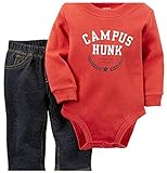 Carter's PANTS ベビー・ボーイズ カラー: レッド