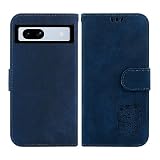 Vlimus Google Pixel 7A ケース 手帳型 ピクセル7A ケース 少し太った虎の保護カバー グーグルピクセル 7A ケース 財布とスタンドの機能が併存しており、マグネット効果付きで携帯電話ケースを覆います ピクセル7A カバー 表面は柔らかで手触りがよく、縞模様のデザインは滑り止めで転倒を防ぐ Pixel7A カバー Google Pixel 7A 携帯ケース 青