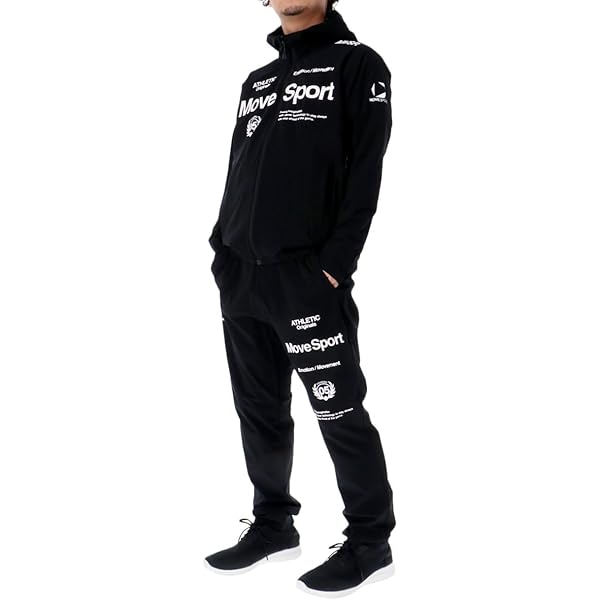 デサント ムーブスポーツ ジャージ上下セット ブラック Lサイズ 楽天市場】MOVESPORT デサント ムーブスポーツ メンズ ジャージ