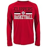 NBA Clippersパフォーマンス長袖Tee L レッド