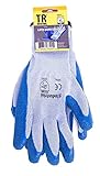 TR Industrial Polyester Base Working Gloves, Latex Coated Smooth Grip, Size XL - 12-Pairs [並行輸入品]
