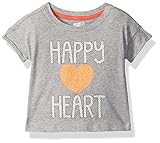 Crazy 8 Baby Toddler Girls' Short-Sleeve Happy Heart Tee Cozy Heather 5Y [並行輸入品]