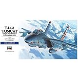 ハセガワ 1/72 アメリカ海軍 F-14A トムキャット ハイビジ プラモデル E3