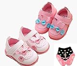 LAZA キッズ ガールズフォーマル靴 子供靴 ベビーシューズ スニーカー 七五三・発表会・結婚式 演奏会 花嫁介添人 カラー ホワイト ピンク (内寸13cm, ホワイト)