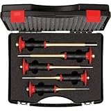 RENNSTEIG:RENNSTEIG ハンドガード付平行ピンポンチ5点セット プラスチックボックス 425-154-0 型式:425-154-0
