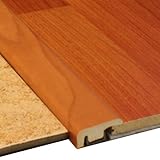 cal-flor th20157しきい値エンドキャップ木製モールディング72-inch、ミディアム、チェリー2 - Pack