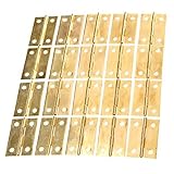 20個入りセット 蝶番 ドアのヒンジ　キャビネットドアハード ウェアヒンジ 手芸 手作り パーツ 金具 2*21mm ネジに付き