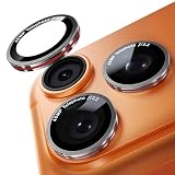 NIMASO カメラフィルム iPhone 17 Pro/iPhone 17 ProMax 用 カメラ保護 耐衝撃 ARコーティング 高透過率 レンズカバー 黒縁取り 露出オーバー防止 キズ防止 かっこいい (ブラック) いPhone17pro/17promax/15pro/15promax 対応 1セット（3枚入り） DCM26A2079