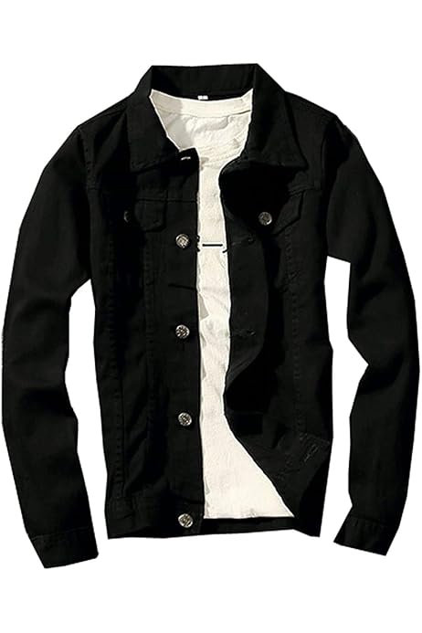 Connor Men's Burt Denim Jacket Black XL 