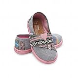 【TOMS】CLASSICS GREY CHAMBRAY PINK SERAPE トムス キッズ/ベビースリッポン 10006624 (T6(13cm)) [並行輸入品]