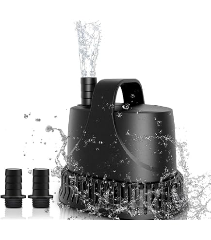 Amazon | 水中ポンプ 小型 給水ポンプ 排水ポンプ 水槽 底部入水式