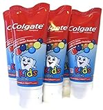 Colgate Kids Toothpaste - Mild Bubble Fruit Flavor - (Pack of 6) [並行輸入品]