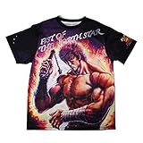 北斗の拳 Tシャツ 激闘 Lサイズ ケンシロウ ラオウ シャツ フルカラーTシャツ