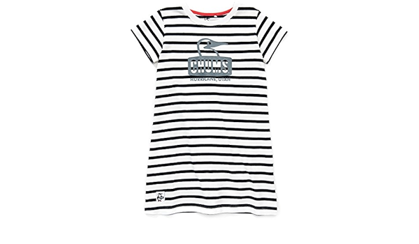 Amazon Co Jp チャムス Chums 子供用 Tシャツ Kid S Border Dress ワンピース キッズ 服 ファッション小物