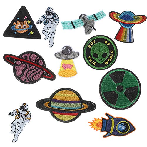 Mua アイロン刺繍ワッペン Savori 宇宙人 惑星 ロケット こども 男の子