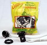 Creative Hobbies® LP1970 Phenolic Candelabra (E12) Base Socket with 1.25 Inch Shoulder and Screw Rin