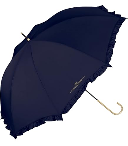 Amazon.co.jp: 【2024】Wpc. 日傘 長傘 遮光クラシックフリル ネイビー