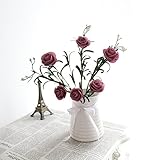 Auntwhale 6頭のローズフラワー人工花シミュレーションPEフォームの花