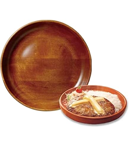 Amazon | びっくりドンキー ディッシュ皿 直径約27cm 木皿 | びっくり