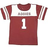 Texas A & M Aggies公式NCAA 18ヶ月Kids Football Tee by Glitterギア