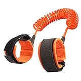 アンチ失われた手首リンクライトと耐久性幼児用リーシュ安全マジックスティック、Perfect for Toddlers赤ちゃん、1.5 M オレンジ VFP-20171011-C17