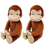 おさるのジョージ(キュリアスジョージ) グッズ ぬいぐるみカーテンホルダー バースデー ひとまねこざる 誕生日 絵本 サル pzk-7304 2個セット