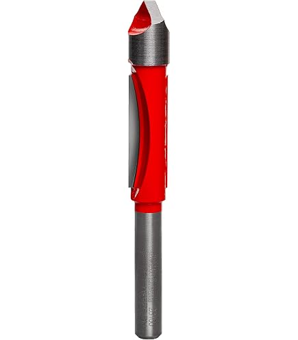 Bosch 85184 Down Spiral Router Bit – 3/8 Inch Pilot Panel Bit For Aluminum & Plywood