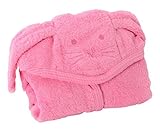 Kids Baby Bath Large Towel 80x135cm Cute Puppy Hooded Ultra-soft Flannel Bathing Wrap Blanket,0-6 Ye