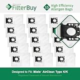 15 - Miele KK Vacuum Bags, Miele Part 05588951. Designed by FilterBuy to replace Miele AirClean KK V