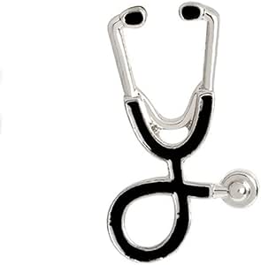 Ailuor パーソナリティ 聴診器 ブローチ ピン ファッション カートゥーン 医療 医師 ナース エナメル ラペルピン ユニセックス 子供用 女性用 衣類装飾 シルバー ブローチ 通販 Amazon