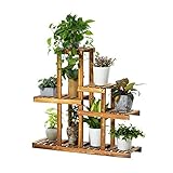 TIDLT フラワースタンド 無垢材 インドア リビングルーム バルコニー 多層 ストレージラック 90 * 25 * 85CM (色 : A)