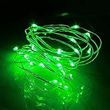 Zhaozhe装飾ライト LEDストリングライト ジュエリーライト 電池式 5m50球 雰囲気作り イルミネーション クリスマス パーティー (グリーン)