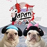 【24HOURS】犬 着物 かつら 正月 ちょんまげ ハロウィン クリスマス イベント 帽子 ポメラニアン ミニチュアシュナウザー マルチーズ フレンチブルドッグ キャバリア パグ ボストンテリア 殿 姫 舞子 侍 時代劇 撮影