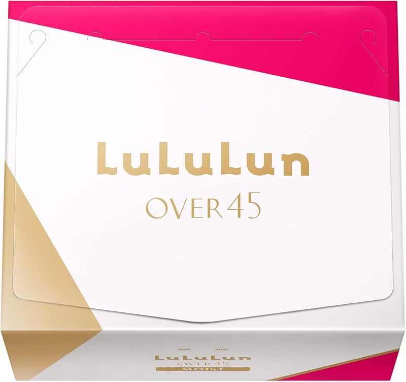 LuLuLun ルルルン OVER45 カメリアピンク(モイスト) 32枚入 パック フェイスパック シートマスク 大容量 日本製 大人肌