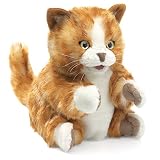 Orange Tabby Kitten Hand Puppet