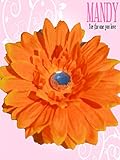 マンディ ベビー ヘアクリップ Baby Daisy Orange