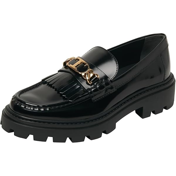 【美品】Tod’s トッズ モカシン 24.5〜25cm 黒 TOD'S トッズ ローファー オックスフォード フリンジ ブラック