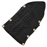 【ノーブランド品】新生児用ラップブランケット　フード付き　ベビーカー寝袋　冷房対策　毛布　寝具　０～１歳用 (ブラック) [並行輸入品]