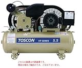 東芝 (TOSHIBA) エアコンプレッサー:給油式 VT105-7T (三相200V 50Hz)