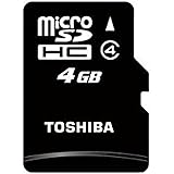 東芝 TOSHIBA microSDHC メモリーカード 4GB SD-ME004GS