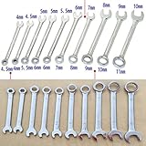 10 PC / ミニフックの設定 4-11 mm メトリックポケット Gearwrench レンチセット