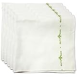 Baby Newborn Handkerchief Bamboo Fiber Bath Wash Cloths Bibs Towels 35x33Cm Pattern (5P)