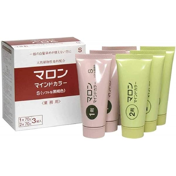 Amazon | マロン マインドカラー B 明るいブラウン 140g ×6個 | マロン