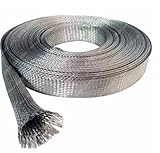 Wang-Data Tinned Copper Metal Braided Sleeving 1/8 inch X 100ft (1/8 X 100') [並行輸入品]