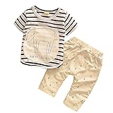 【SEBLES】ベビー 赤ちゃん 男の子 半袖 ラウンドネック プリント 白クマ ボーダー 無地 ポケット Tシャツ イカリ ズボン ボトムス パンツ セット ツーピース コットン 綿(タイプA,80